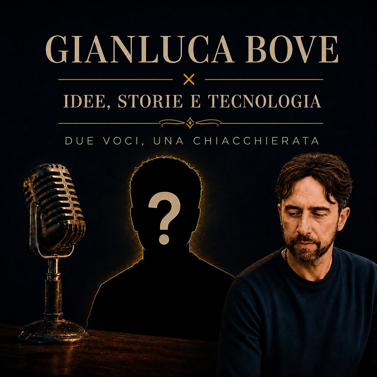 Copertina del podcast Due voci, una chiacchierata di Gianluca Bove